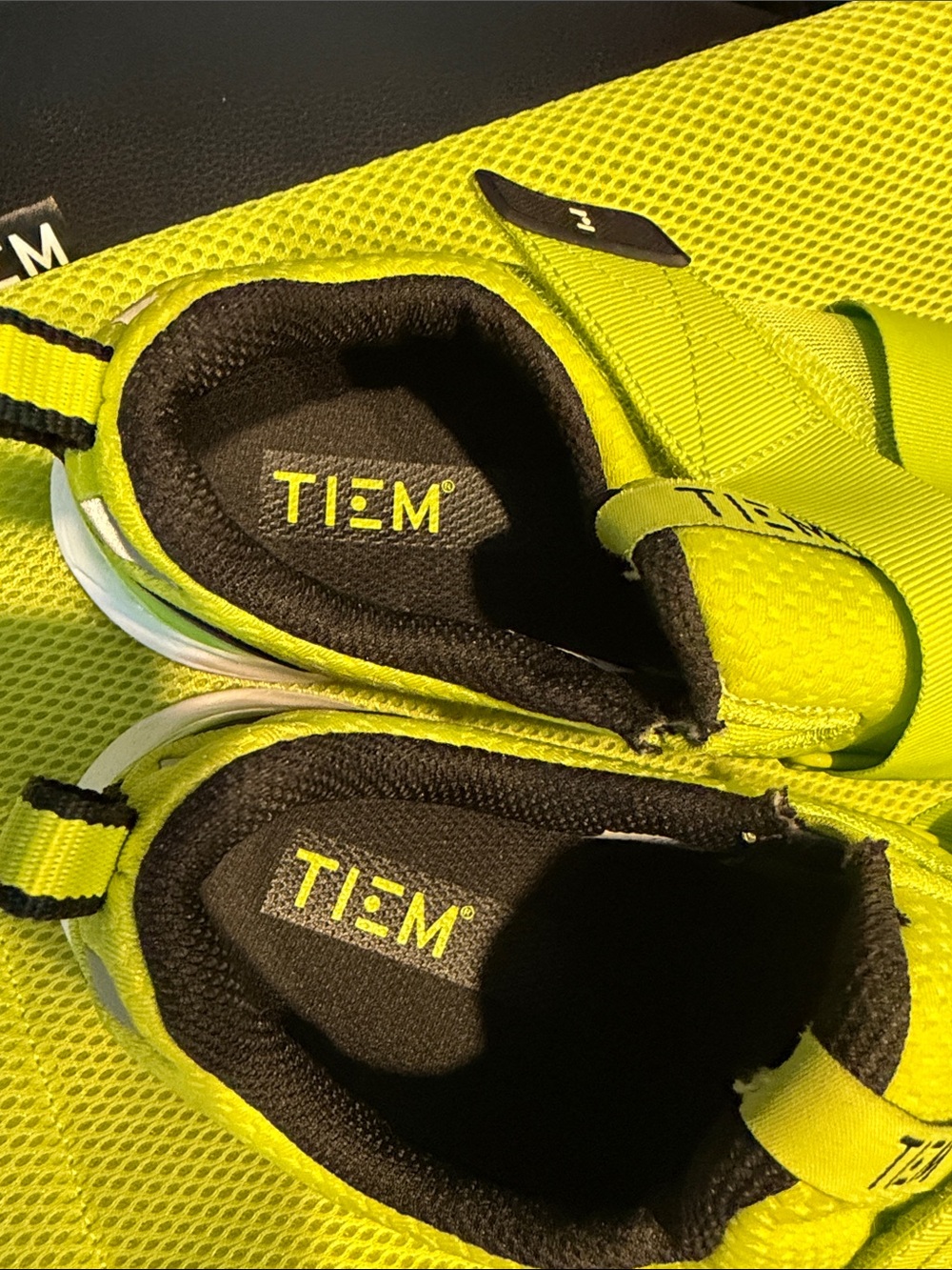 Tiem Slipstream Bold Citron cycling spin shoes - Picture 6 of 6